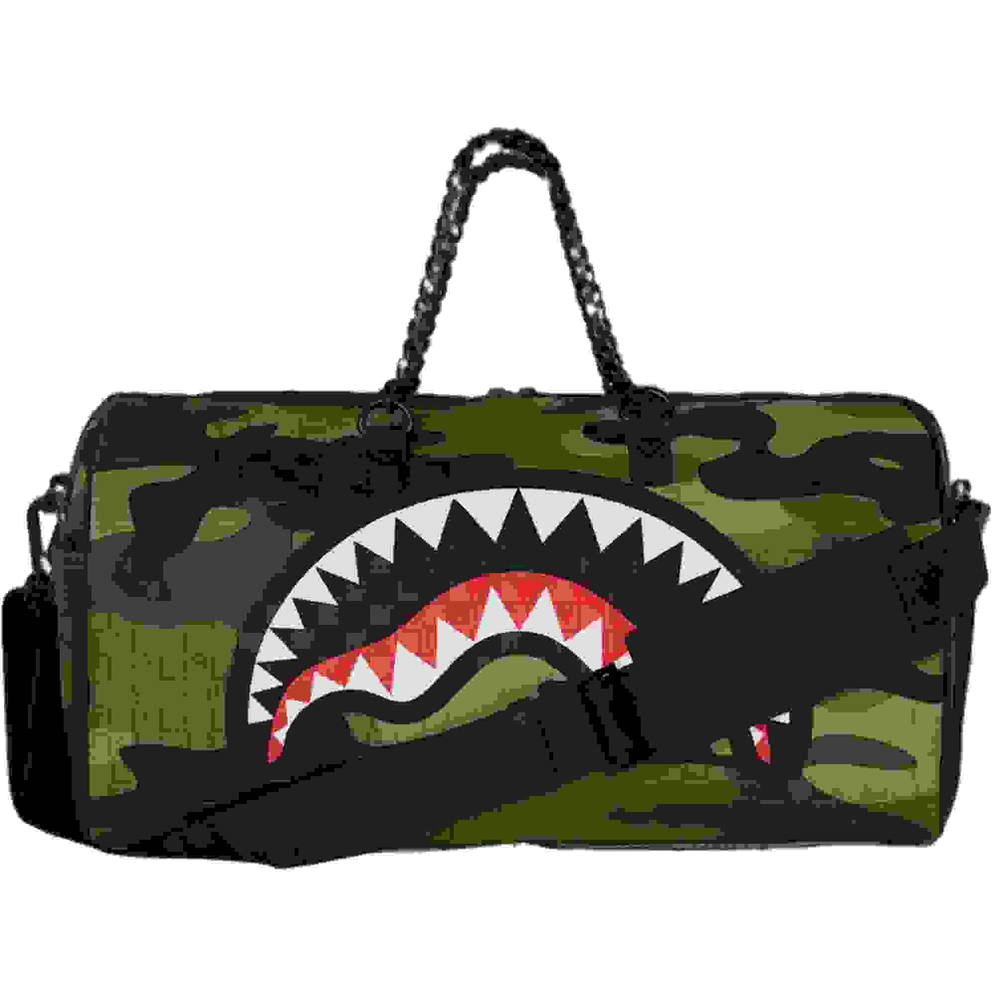 Sprayground Woodland Camouflage Duffle Bag